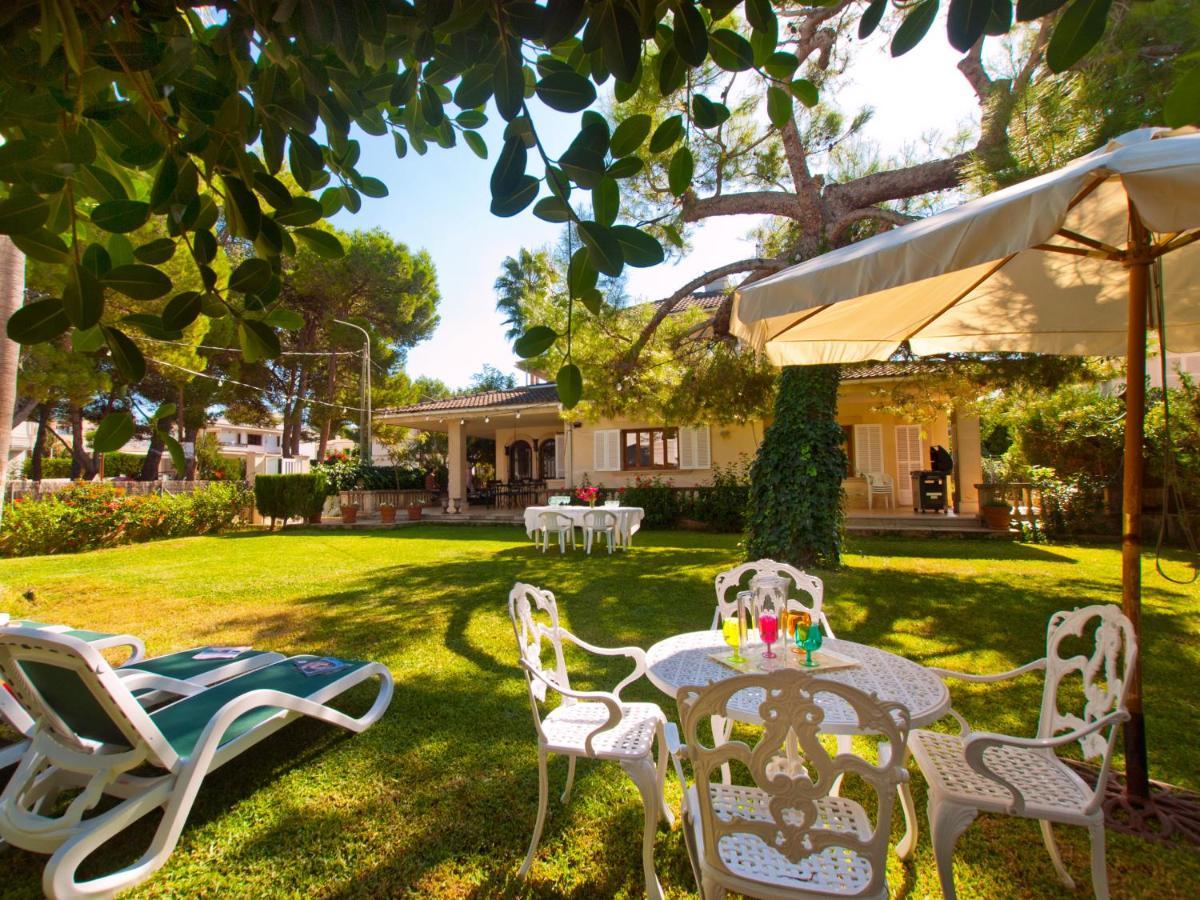 Villa Tita De Manresa, Con Jardines Y Vista Mar Alcúdia Kültér fotó