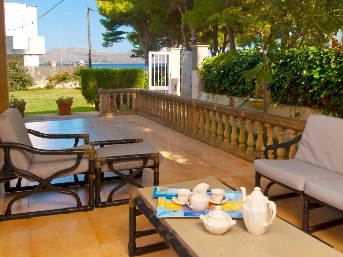 Villa Tita De Manresa, Con Jardines Y Vista Mar Alcúdia Kültér fotó