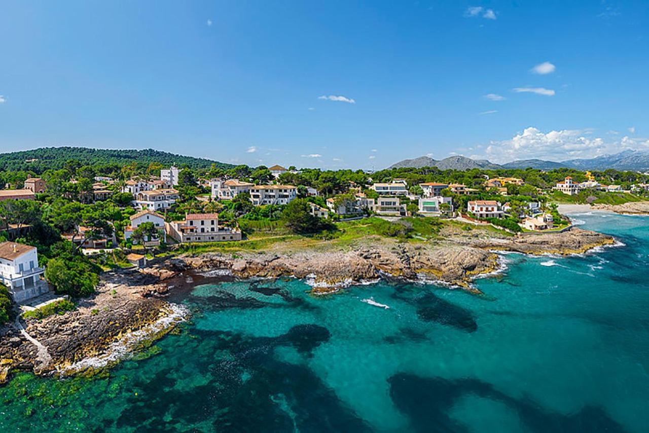 Villa Tita De Manresa, Con Jardines Y Vista Mar Alcúdia Kültér fotó