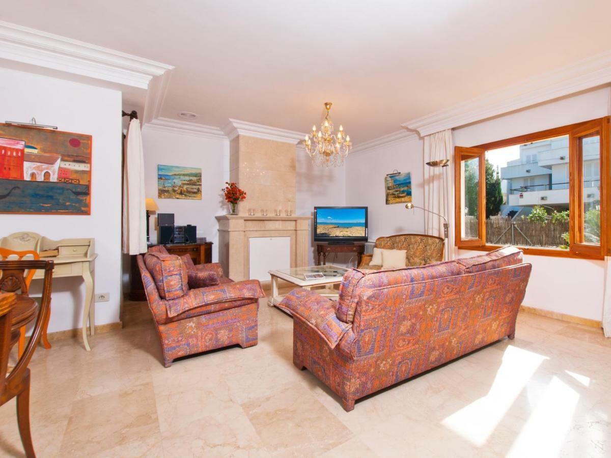 Villa Tita De Manresa, Con Jardines Y Vista Mar Alcúdia Kültér fotó